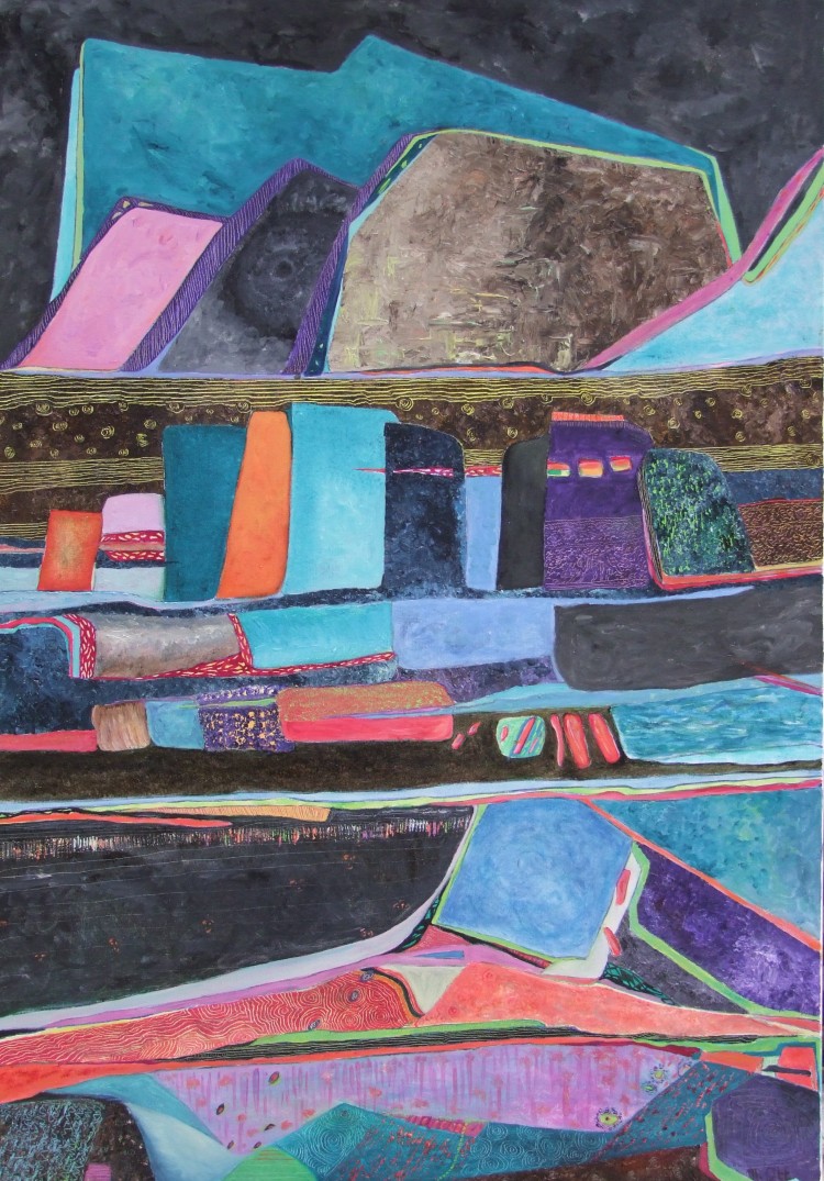 Strates 1
huile sur toile
117 x 81