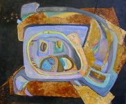 Fenêtre du soir 38x45